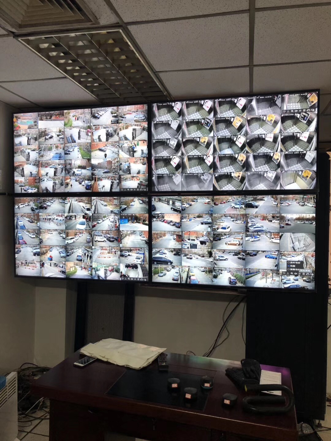 通州小區(qū)模擬升級(jí)數(shù)字監(jiān)控系統(tǒng)安裝工程